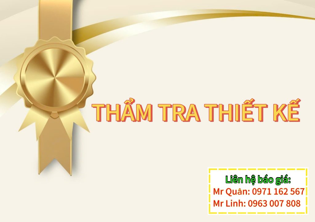 DỊCH VỤ THẨM TRA THIẾT KẾ